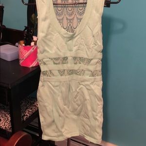 Mint Colored Bodycon Dress